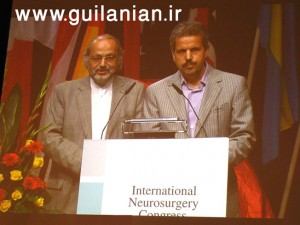  دومی سخنرانی مهندس قهرمانی به نمایندگی از رئیس جمهور در مراسم افتتاحییه بیمارستان مغز هانوفر - آلمان