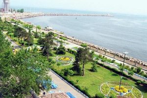 منظرهای چشمنواز در کنار سواحل دریای خزر/ پارکی به سبک اروپایی