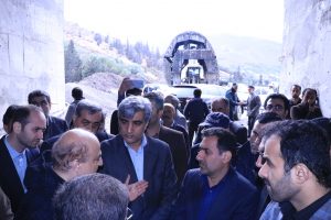 بازدید معاونان وزیر راه و شهرسازی، استاندار گیلان از راهآهن رشت –قزوین