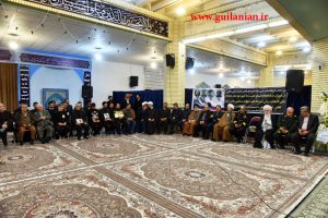 حضور نماینده ولی فقیه در گیلان و استاندار در مراسم یادبود شهدای خدمت بندرانزلی