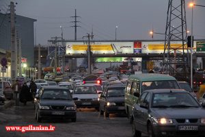 ترافیک خرمشهر در تقاطع جانبازان