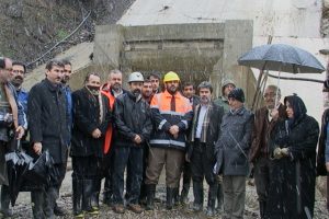 مهدی سعادتی استاندار گیلان از پروژه احداث سد مخزنی شهر بیجار بازدید نمود