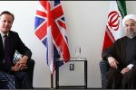 اولین دیدار رئیس جمهور ایران با نخست وزیر بریتانیا