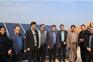 سیستم نیروگاه انرژی خورشیدی سازمان نظام‌مهندسی گیلان افتتاح شد