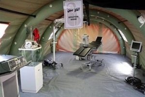 نیروی دریایی سپاه در گیلان بیمارستان صحرایی احداث میکند