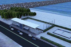 احداث مجموعه زمین ورزش های ساحلی در منطقه آزاد انزلی