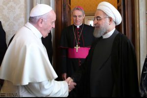 گزارش تصویری / دیدار روحانی با پاپ فرانسیس