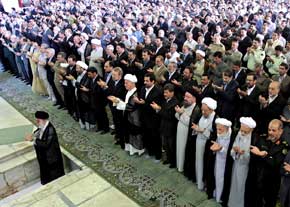 نماز عید فطر به امامت رهبر انقلاب