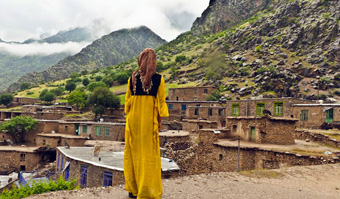 شباهت روستای اورامانات کردستان به ماسوله